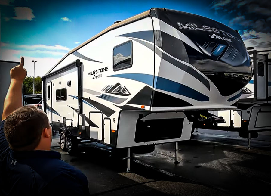 2022 Heartland Milestone M1 28BH 5th Wheel with Matt's RV Reviews and my724outdoors.com!
