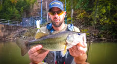 Big Bass in a small mountain lake with Creek Fishing Adventures and my724outdoors.com!