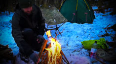Tent Camping in Deep Snow with TOGR and my724outdoors.com!