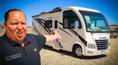 You Won't Believe The Big Space in This TINY Thor Axis 24.4 Motorhome! with Matt's RV Reviews and my724outdoors.com!