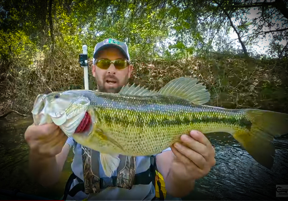 This Mega Bass Smashed My Personal Best Bass Fishing Record with Creek Fishing Adventures and my724outdoors.com!