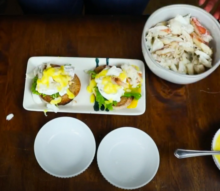 Enjoy Crab for Breakfast with This Crab Benedict Recipe with AKDFG and my724outdoors.com!
