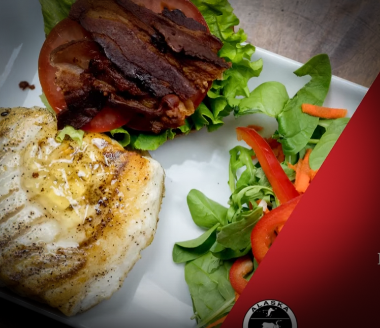 This Delicious Halibut BLT Recipe is Mouth Watering with AKDFG and my724outdoors.com!