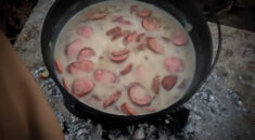 Nothing Beats Dutch Oven Sausage and Potatoes on the Campfire with Backwoods Gourmet and my724outdoors.com!