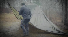 Forced to Seek Shelter During Stormy Snowy Camp Out with TOGR and my724outdoors.com!