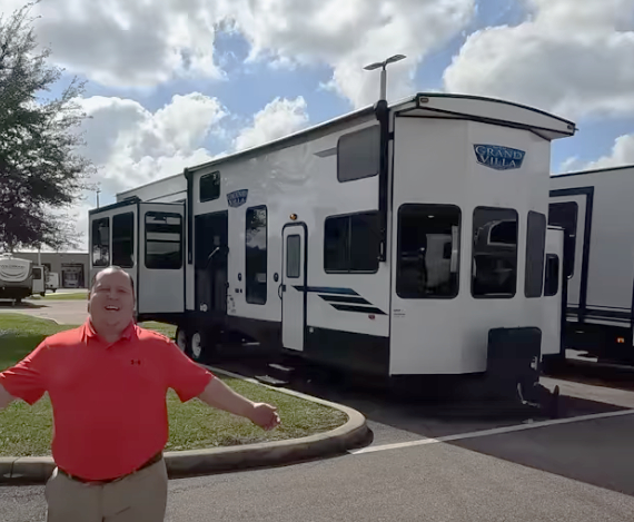 The 2023 Forest River Salem Grandvilla 42DL is MASSIVE with Matt's RV Reviews and my724outdoors.com!