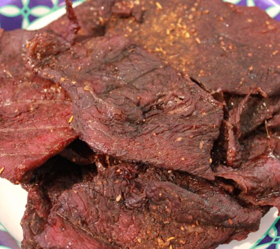 This Blackberry Chipotle BBQ Beef Jerky Recipe is Simple and Delicious with ray Wrren from my724outdoors.com!