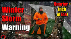 Camping Alone in a Winter Storm with TOGR and my724outdoors.com!