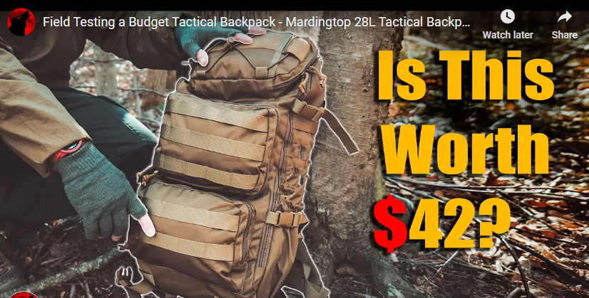 Field Testing The Mardingtop 28L Budget Tactical Backpack with TOGR and my724outdoors.com!