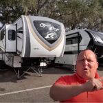 The Open Range 376FBH has the most Unique Floorplan You Have Ever Seen with Matt's RV Reviews and my724outdoors.com!