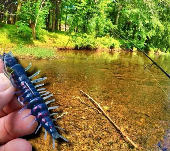 Use This Explosive Hellgrammite Lure to Catch Loads of Smallmouth Bass with Richard Gene the Fishing Machine and my724outdoors.com!