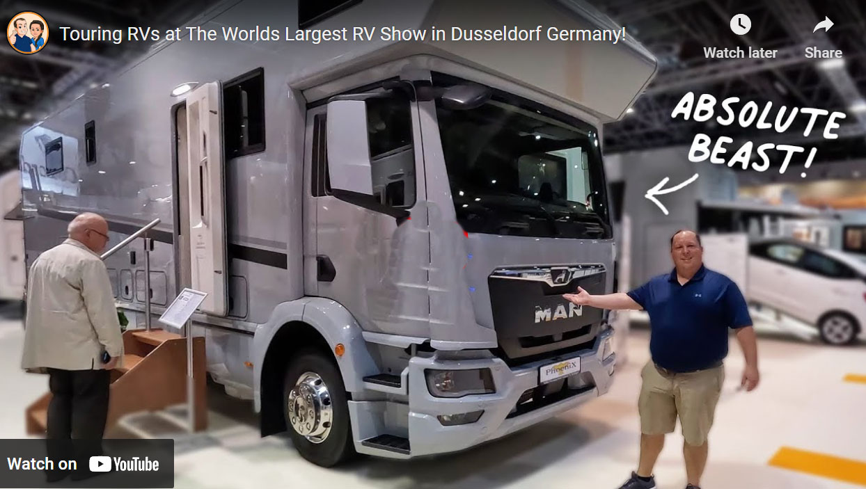 Silver Man Rv Touring RVs at The Worlds Largest RV Show in Dusseldorf Germany ...